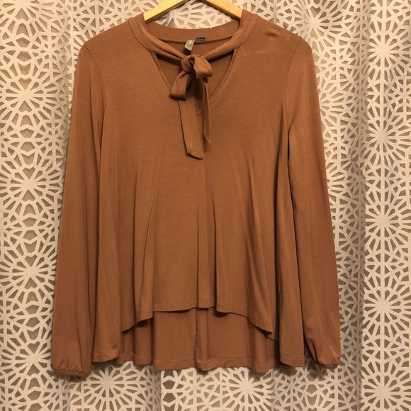 ASOS Blush Pussybow Blouse - Picture 3 of 8